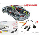 2.4G Wireless Video Transmitter Receiver Kit Car Rear View Camera Reverse Backup