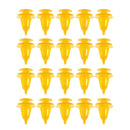 20pcs Door Trim Fastener Clip 6507686AA For Jeep Grand Cherokee Yellow Nylon