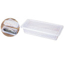 Plastic Fruit Vegetable Food Storage Box Containers with Removable Drain Plate