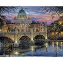 Painting By Numbers Kit DIY Palace Hand Painted Canvas Oil Art Picture Gift
