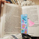 DIY Flower Special Shaped Diamond Painting Leather Tassel Bookmark Crafts
