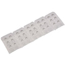 Removable 5 Pcs White Bra Extenders 2x3 Hooks Strap New I5S5