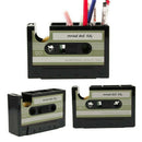 Cassette Tape Dispenser Pen Holder Vase Pencil Pot Stationery Desk Tidy Con L8B2