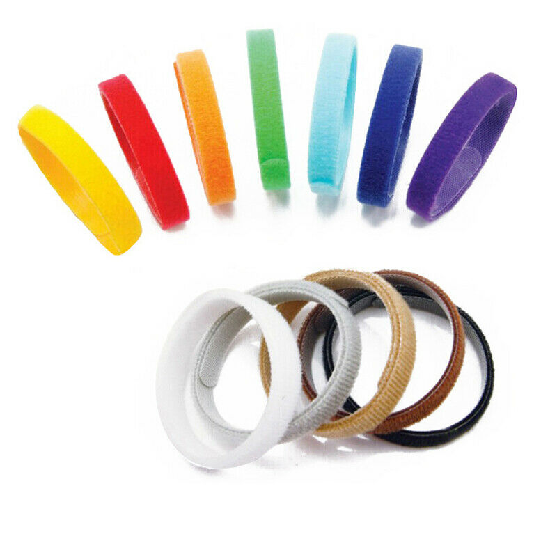 12 COLORS Identification Whelping Puppy Kitten ID Collars Bands Soft Adjustable
