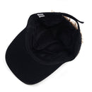 BROWN&BLACK Toupee Wig Hairpiece Baseball Hat Sun Visor Cap Adjustable Hook Loop