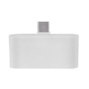Mini 3 in 1 Type-C Port USB3.0 OTG SD/TF Card Smart Reader Adapter(White)