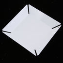 Iron Snacks Platter Jewelry Cosmetics Display Organizer Tray White Square S