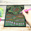 DIY Tortoise Special Shaped Diamond Painting 50 Page A5 Sketchbook Notebook