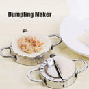 Dumpling Maker 2 PCS Stainless Steel Dumpling Mold and Dough Press for Home N9R1