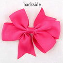 18Pcs/Bag Hair Bows Kids Cloth Ribbon Boutique Lovely No Clips for Baby Girls FT
