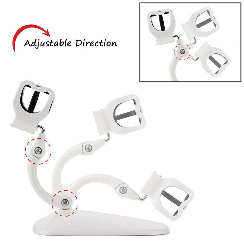 Adjustable Nail Polish Bottle Display Stand Tilt Nail Varnish Clip Manicure K2B6