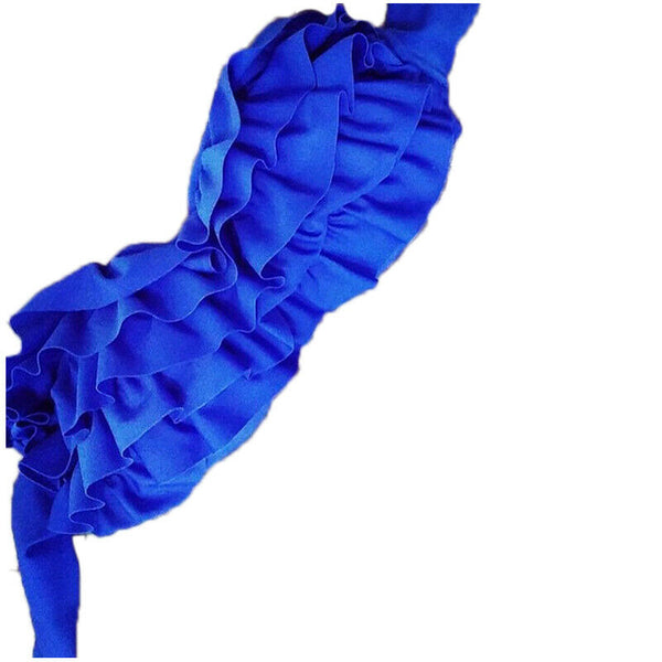 Female Multilayer geometry printing Sexy Bikini swimsuit Two-piece #11AZUL  W8S7