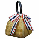 Chic Women Straw Handwoven Convertible Tote Crossbody Shoulder Bag