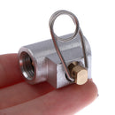 1X Camping Hiking Stove Adaptor Gas Tank Inflation Valve Convert Fuel Caniste Ew