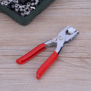 100sets Metal Prong Snap Buttons (10 Colors) with Plier Installation Tool A