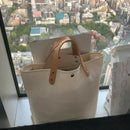 New Simple Wild Big Bag Ins Canvas Large Capacity Handbag Casual Shoulder S