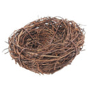 Handmade Vine Twig Bird Nest Home Nature Craft Holiday for Photo Garden Dec