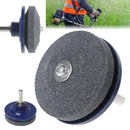 50Mm Faster Blade Sharpener Lawn Mower Universal Grinding Rotary Drill Cuts L7P4
