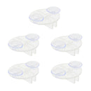 5pcs Lucency Plastic Aquarium Fish Tank Partition Divider Clip Breeding Separate