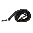 Black PU Leather + Canvas Handbags Bag Strap Handle Holder Replacement 138cm