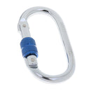 25KN Rock Climbing Mountaineering Rappelling Screw Lock Clip Hook Carabiner