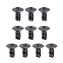 10PCS 5 Way 3 Way Guitar Switch Fixed Screws Nuts Guitar Replacement Black