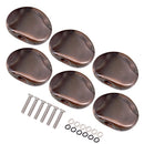 6pcs Electric Guitar String Tuner Knob Handle Guitar String Tuning Pegs Cap A