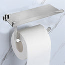Stainless Steel Toilet Paper Holder Paper Roll Hanger With Mobile Phone