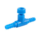 10 Pieces Plastic Aquarium Fish Tank 2 Way Air Pump Control Valves, Blue
