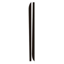 2x Side Skirt Stripe Stickers Decals for BMW 1 3 4 5 6 Series (Solid Black)