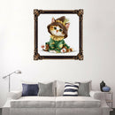5D DIY Diamond Painting Cute Cat Cross Stitch Embroidery Rhinestones Kits 1