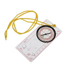 1PC Camping Compass Outdoor Portable Hiking Camping Ruler Map Magnifier Comp 3C