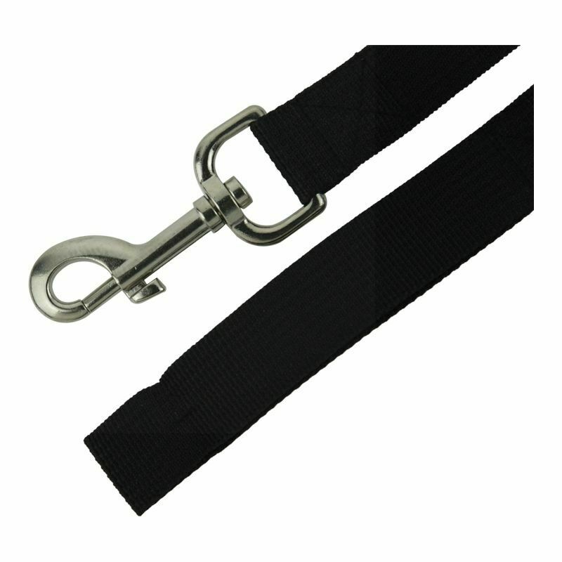 12m Long Dog Pet Puppy Rope Training Lead Leash Obedience Recall Chain blac