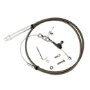 Stainless Flexible Braided Gas Throttle Cable Kit For Chevy TH350 Transmission