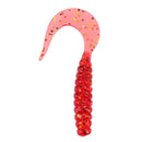 40pcs 5cm/1.97" Soft Worm Fishing Lure Baits Fishing Tackle+8pcs Lead Hooks