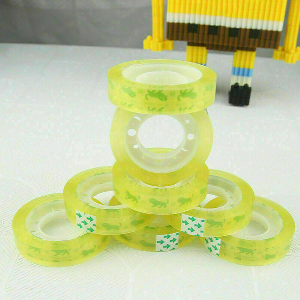 5 Rolls 12mm x 30m Clear Packing Sticky Tape Supply X4I4 U8L9 Q4M7