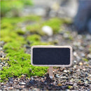 50pcs Mini Wooden Blackboard Clamps Note Folder Photo Clip Mark DIY Decor