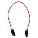 2-Pin SAE Plug Trailer Light Wiring Harness Extension Flat Wire Connector