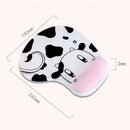 New Skid Resistance Memory Foam Comfort Wrist Rest Support Mouse Pad Cow
