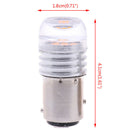 2x 1157 BAY15D P21/5W Led Car Strobe Tail Light BAY Yellow Led Brake Strobe  Dz