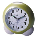 2pc Silent Night Light Cartoon Desktop Clock Kids Bedside Alarm Clock Pink/Green