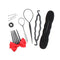 6pcs/set DIY Twist Styling Sponge Disk Comb Hairpin Hoop Dish Hair Tool