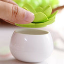 Hot Chic Lotus Flower Cotton Bud Holder Toothpick Case Cotton Swab Box Home V4V4