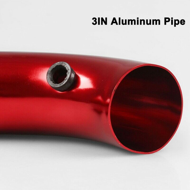 1 Set 76Mm 3inch Auto Car Cold Air Intake Induction Pipe Kit Filter Tube Sy