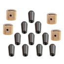 4x Brass Dome Knobs+10x 3 Way Toggle Switch Knobs Tips for Gibson LP Guitar