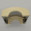 9.4x7.5'' Stainless Corner Sauna Light Shade Semi-Circular Lamp Shade Cover