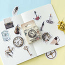 46pcs/box Stamp Boxed Stickers DIY Scrapbooking Paper DecorationSEAU