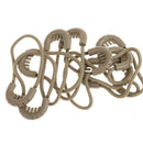 30x Zipper Pull Cord Rope Ends Zip Puller Zip Fastener Replacement Tan/Black