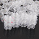 100pcs/lot Transparent Coin Storage Capsules Protection Display Holders for