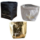 Washable Kraft Paper Storage Bag Nordic Unbreakable Plants Grow Paper Sundr